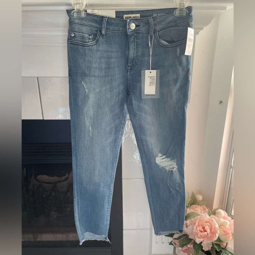 Warp + Weft Dorset JFK Skinny Jeans NWT Size 24